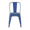Emma and Oliver Perth Metal Stacking Dining Chairs with Poly Resin Seats for Indoor/Outdoor Use